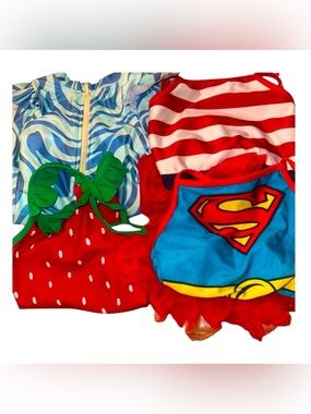 Lot of four 3T bathingsuits